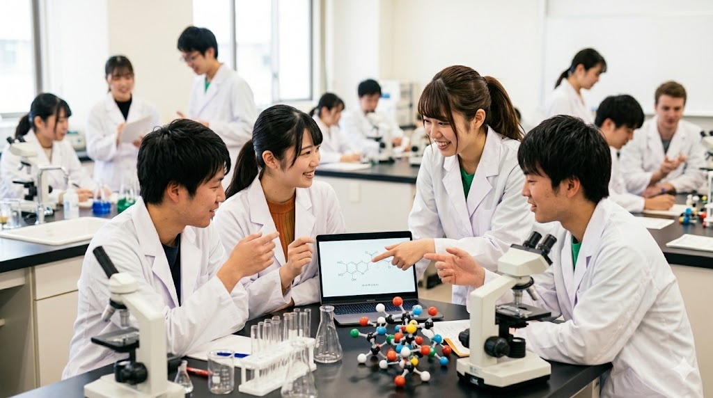 学内のゼミはどこよりも自然に出会える