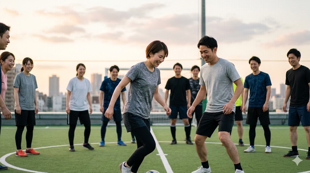 社会人サークルで共通の話題を持つ