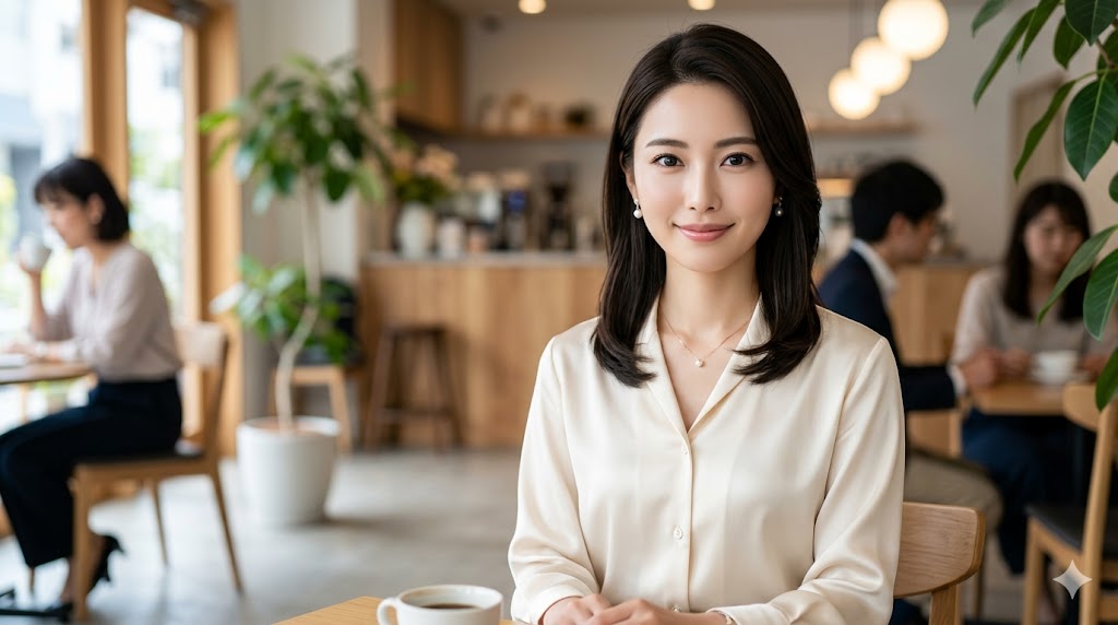 AI業者によるロマンス詐欺への注意を促す、完璧すぎて不自然なAI生成画像の例。