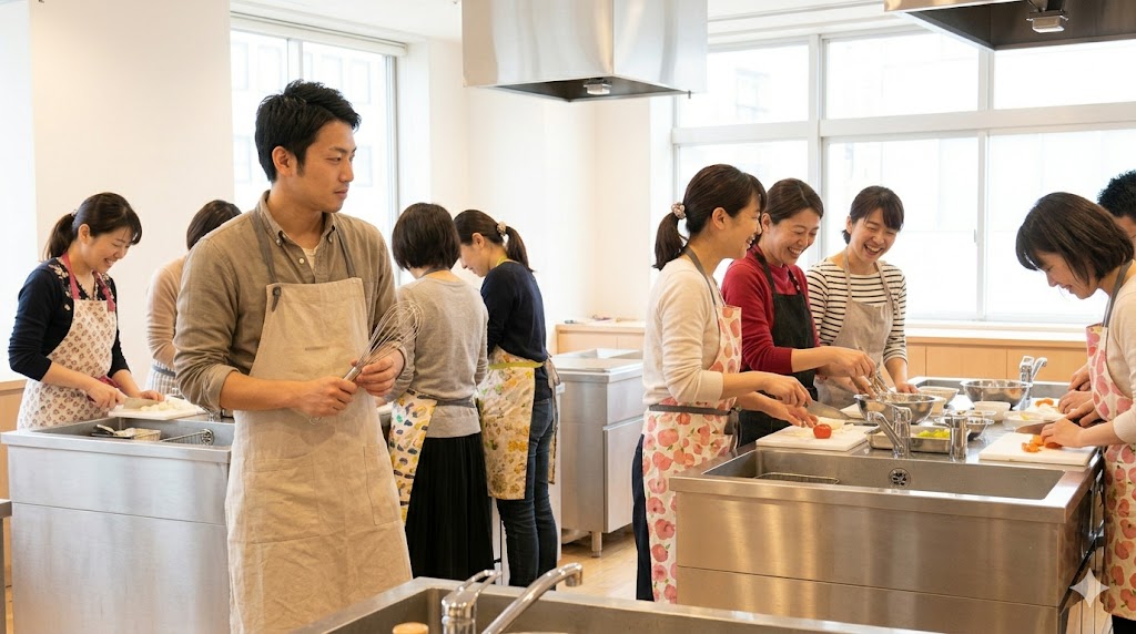 料理教室で出会い目的の男性は邪魔になる