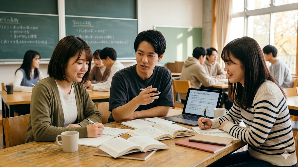 学内の授業やゼミで自然な関係を築く