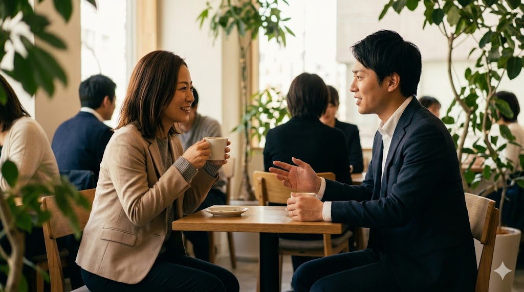 職場や知人の紹介など自然な出会い
