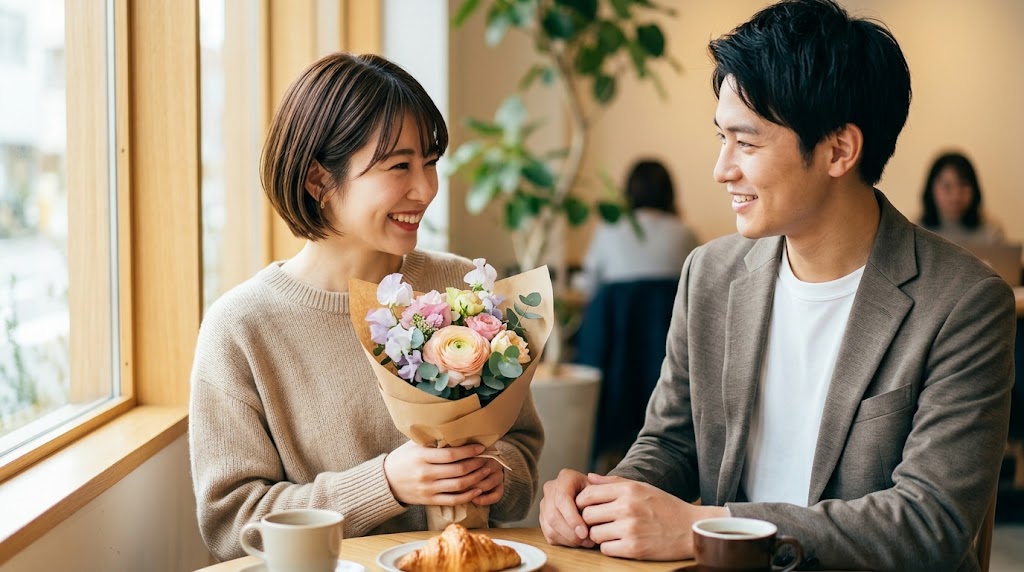 持ち帰りやすいスマートなフラワーギフト