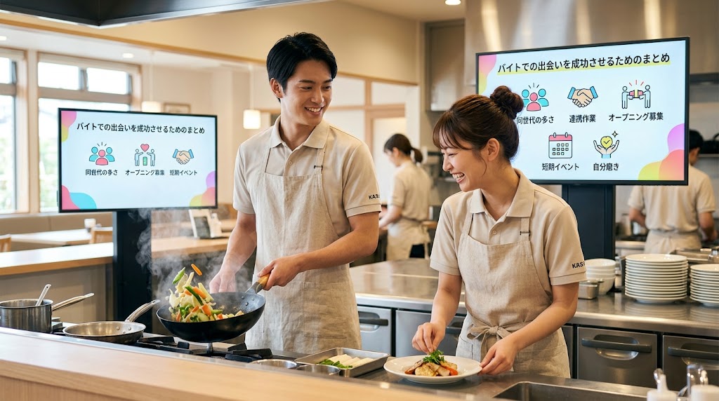 バイトでの出会いを成功させるためのまとめ