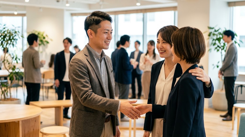 職場や友人紹介などのオフラインの出会い
