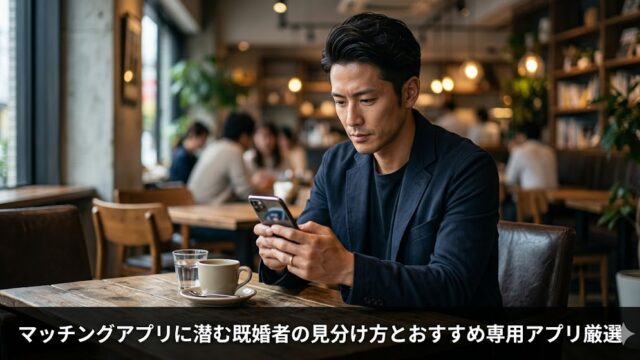 マッチングアプリに潜む既婚者の見分け方とおすすめ専用アプリ厳選