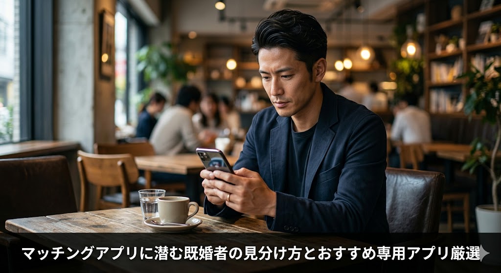 マッチングアプリに潜む既婚者の見分け方とおすすめ専用アプリ厳選