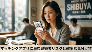 マッチングアプリに潜む既婚者リスクと確実な見分け方