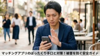 マッチングアプリのぼったくり手口と対策！被害を防ぐ安全ガイド