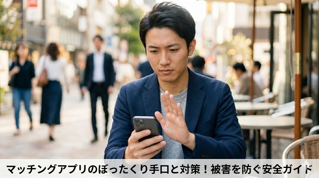 マッチングアプリのぼったくり手口と対策！被害を防ぐ安全ガイド