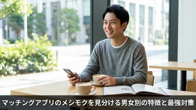 マッチングアプリのメシモクを見分ける男女別の特徴と最強対策