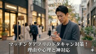 マッチングアプリのドタキャン対策！理由や心理と神対応