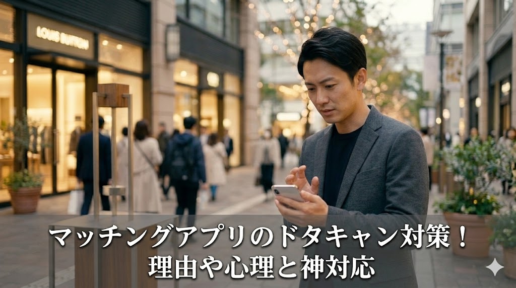 マッチングアプリのドタキャン対策！理由や心理と神対応