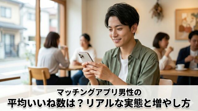 マッチングアプリ男性の平均いいね数は？リアルな実態と増やし方