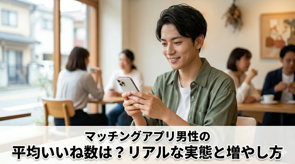 マッチングアプリ男性の平均いいね数は？リアルな実態と増やし方