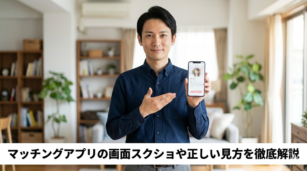 マッチングアプリの画面スクショや正しい見方を徹底解説