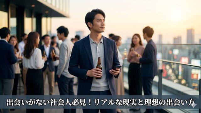 出会いがない社会人必見！リアルな現実と理想の出会い方
