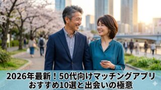 2026年最新！50代向けマッチングアプリおすすめ10選と出会いの極意