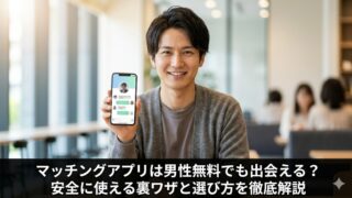 マッチングアプリは男性無料でも出会える？安全に使える裏ワザと選び方を徹底解説