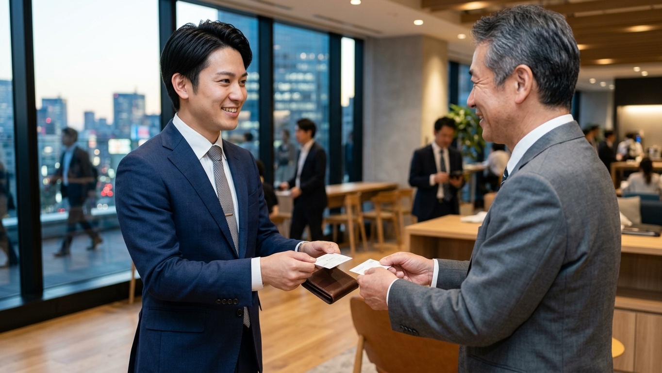 第一印象を左右する上質な名刺入れ