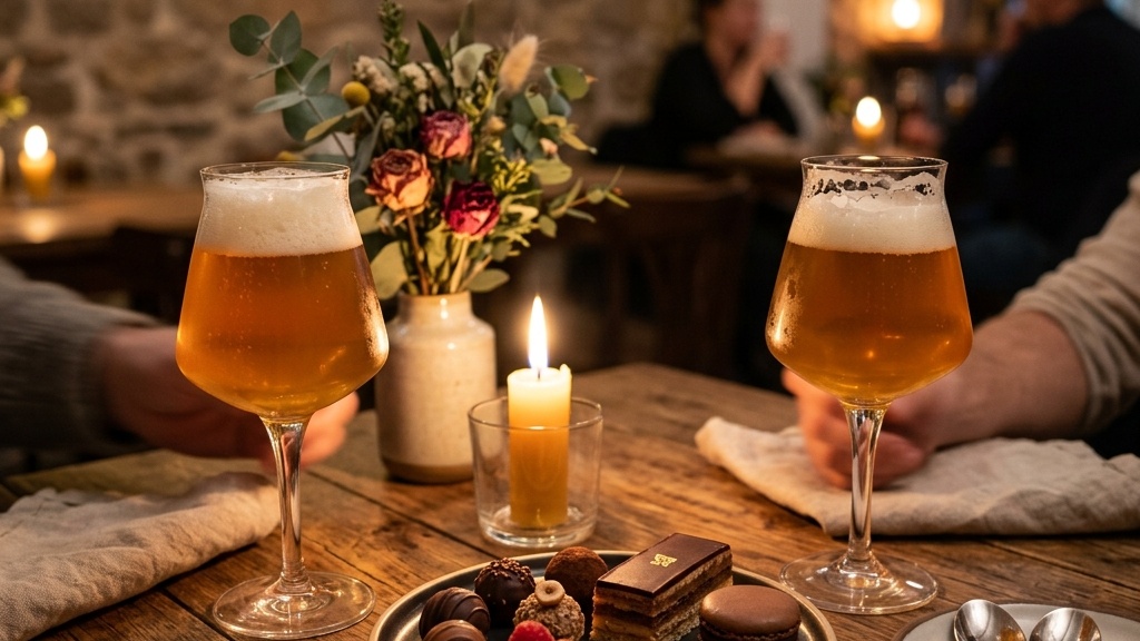 お酒や少し高級なスイーツで時間を共有