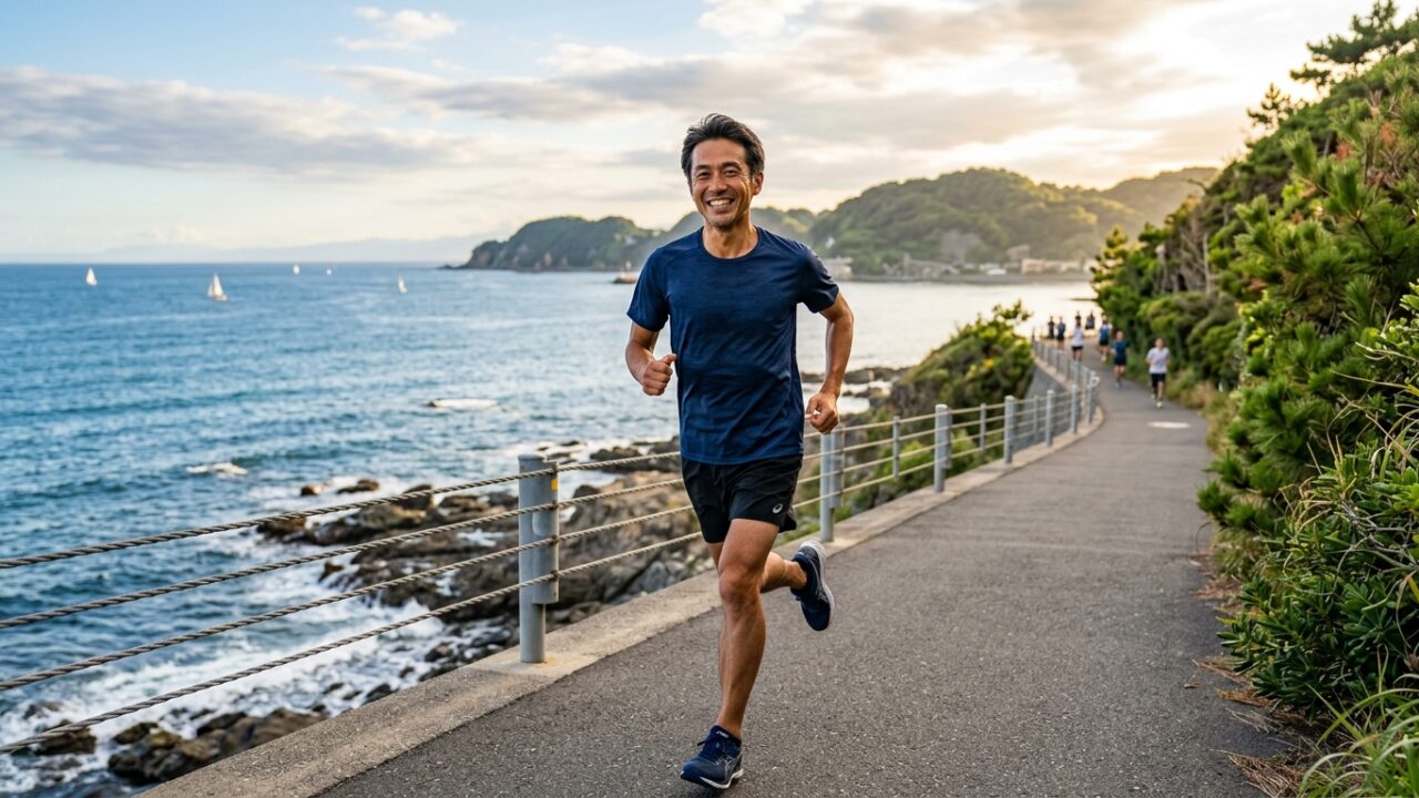 男性のランニングフォーム改善！疲れない着地と腕振りをマスター