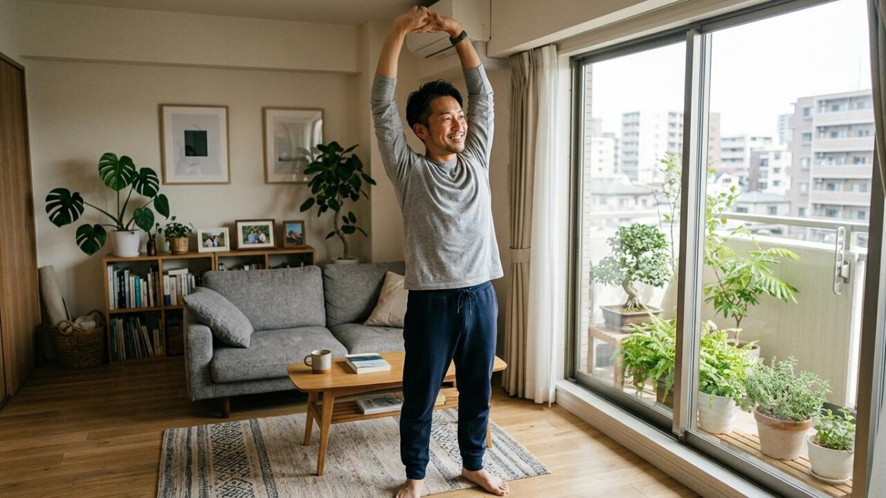 40代男の運動不足を解消！激務でもできる簡単ルーティン
