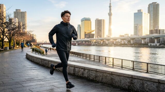 冬のランニングウェアはユニクロで十分！大人の安くて快適な服装