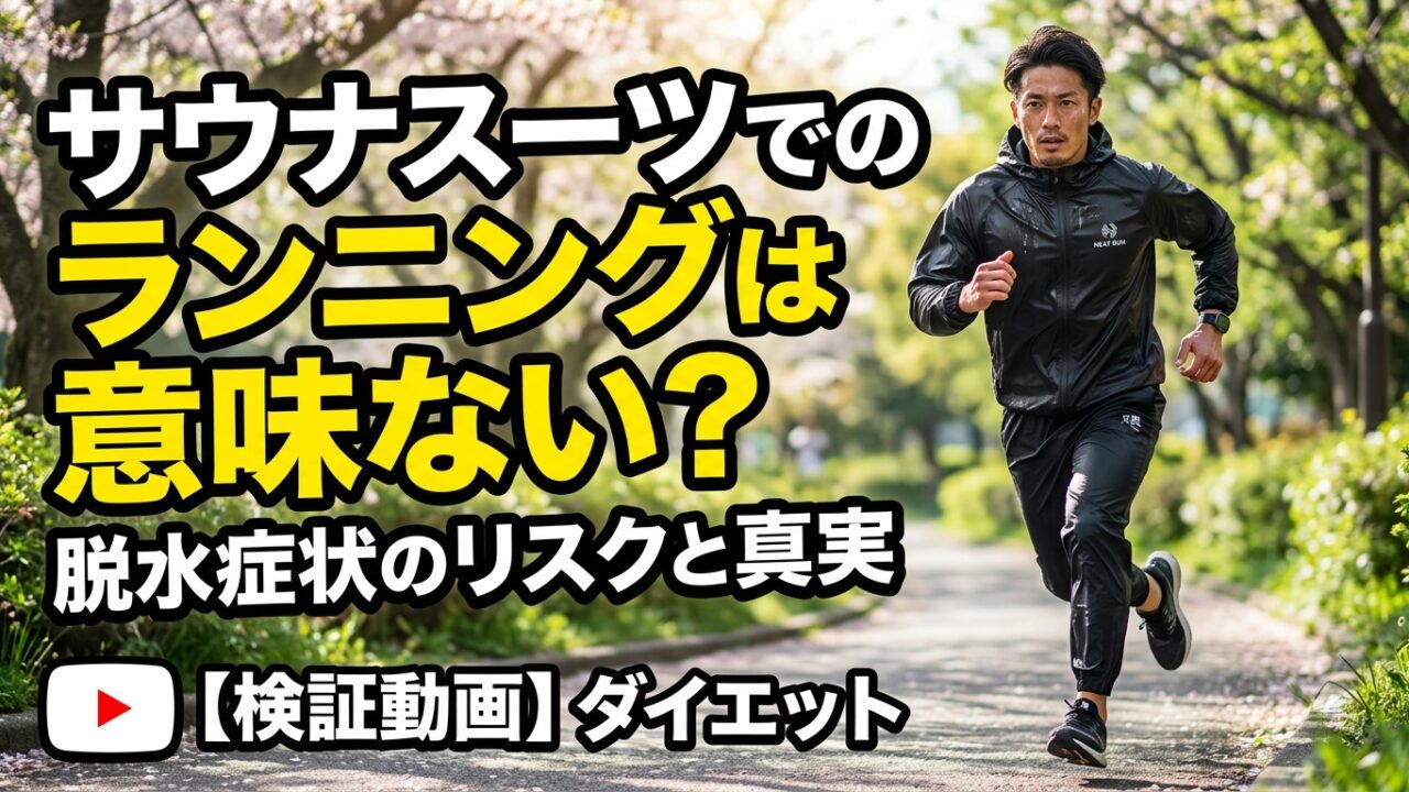 サウナスーツでのランニングは意味ない？脱水症状のリスクと真実