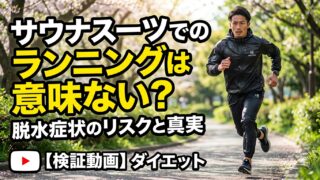 サウナスーツでのランニングは意味ない？脱水症状のリスクと真実