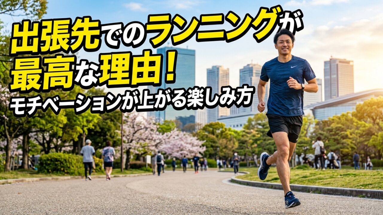 出張先のランニングコース選び！モチベが上がる最高の楽しみ方