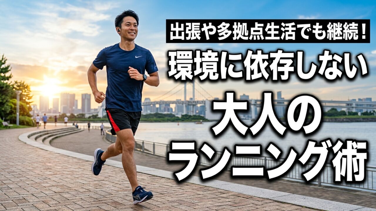 デュアルライフの運動習慣はコレ！出張先で続く大人ランニング