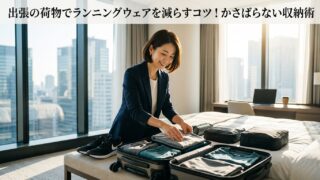 出張の荷物でランニングウェアを減らすコツ！かさばらない収納術