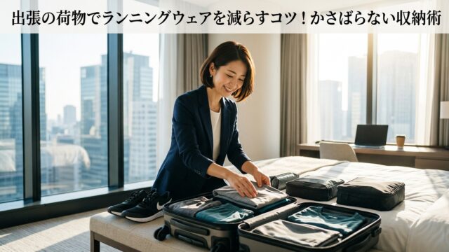 出張の荷物でランニングウェアを減らすコツ！かさばらない収納術