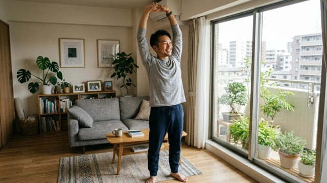 40代男の運動不足を解消！激務でもできる簡単ルーティン