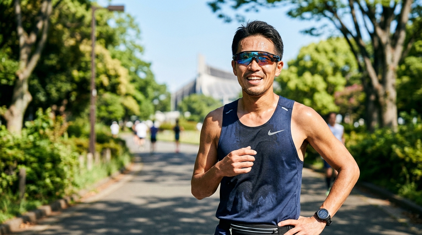 男のランニング用サングラスは疲労軽減が最大の結論