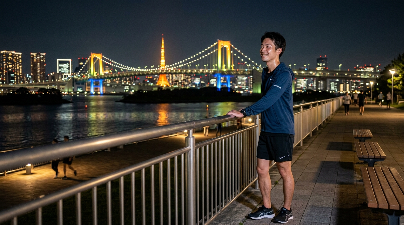 夜景と潮風で精神的疲労を消し去る絶景