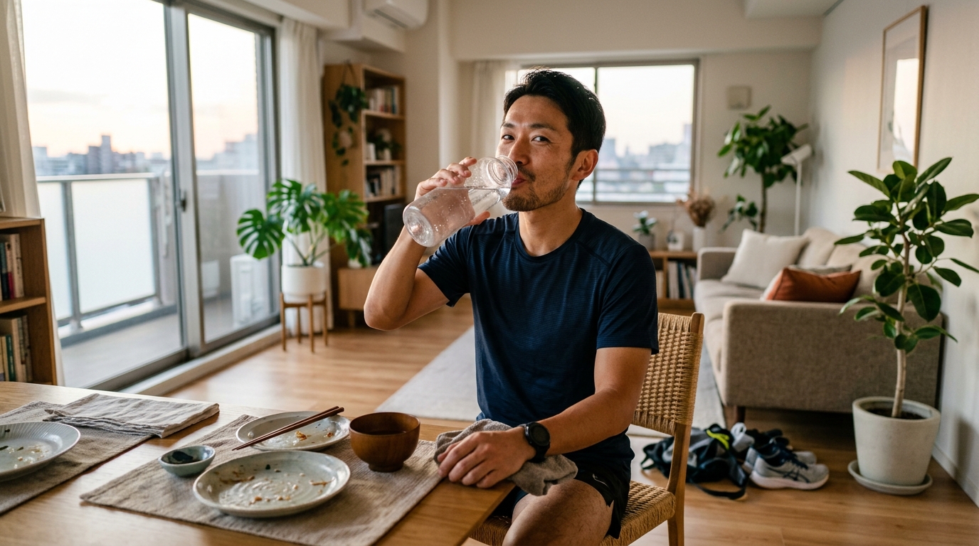 理想は運動前後に分ける分食アプローチ