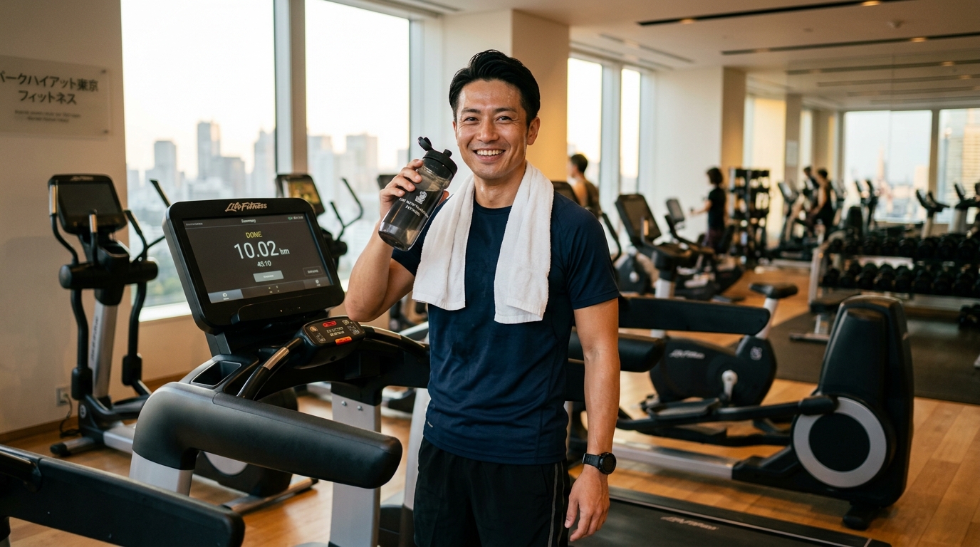 出張はホテルジムのトレッドミルランニングで完結