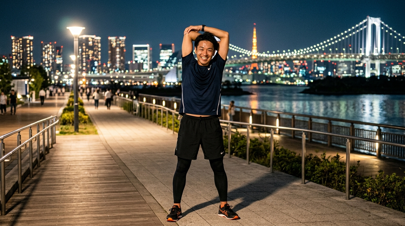 豊洲の夜ランニングで最高の人生を切り拓く