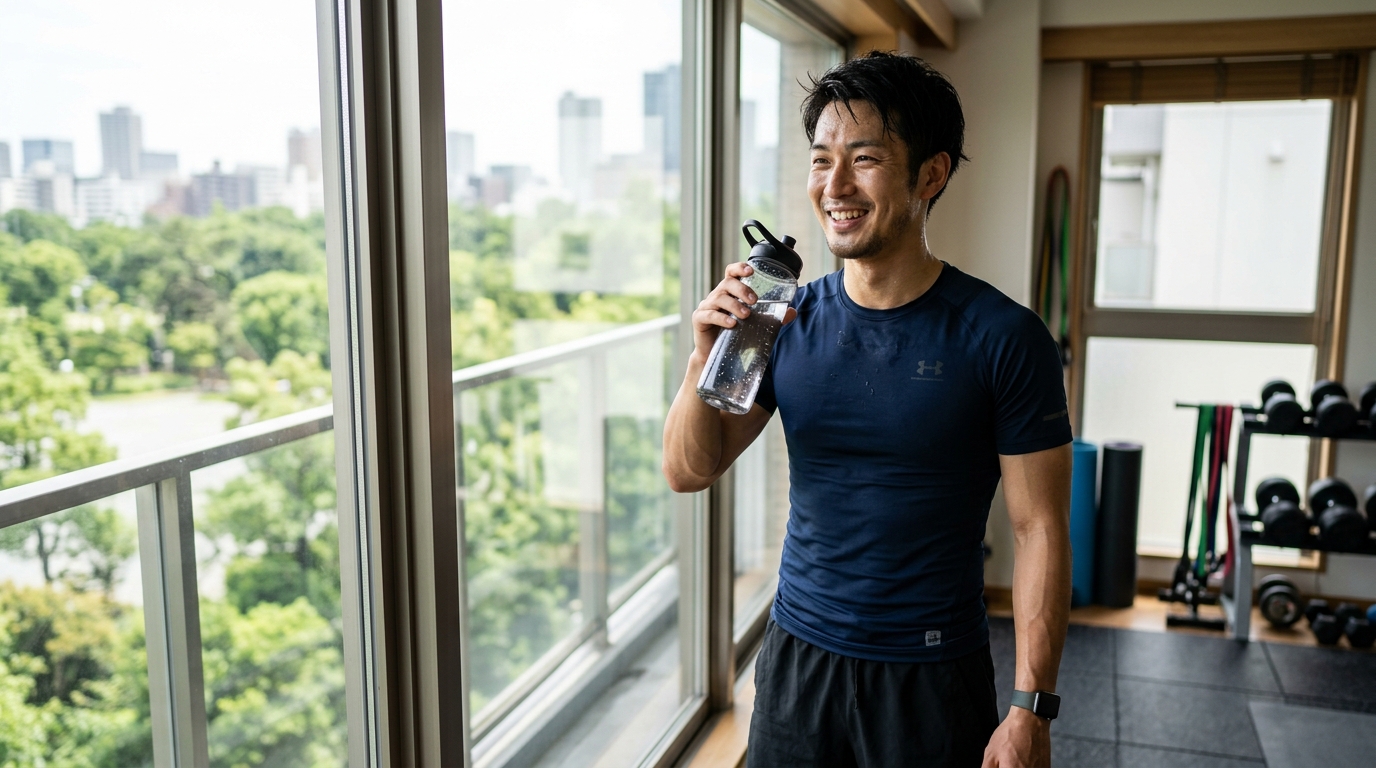 傾斜をつけたランニングマシンで実戦感覚を保つ