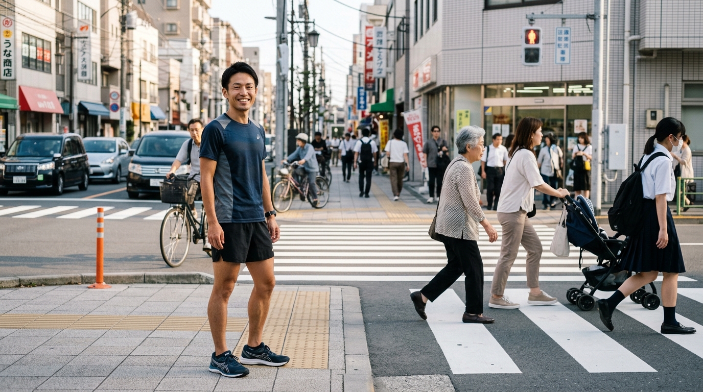 信号待ちをインターバルトレーニングへ変える工夫