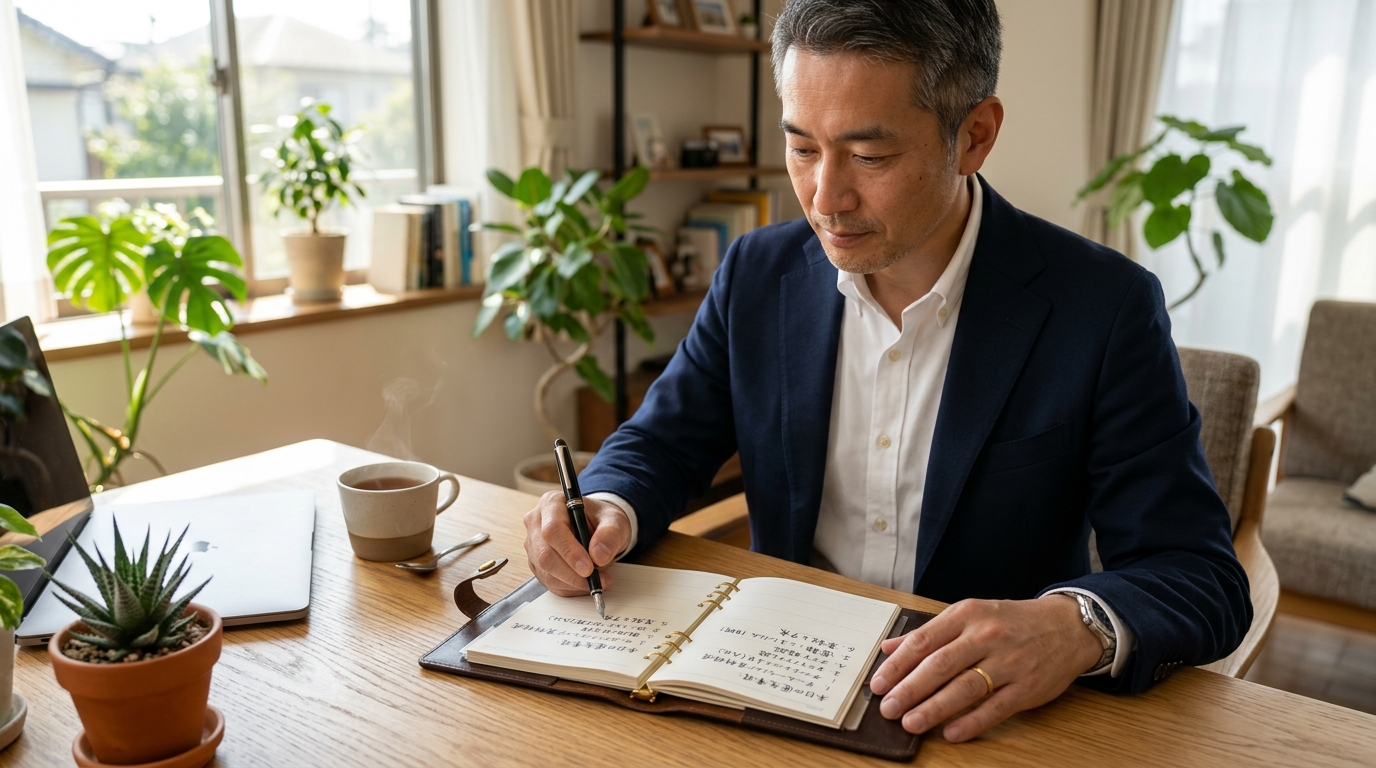 日常の動作に紐づける行動の自動化