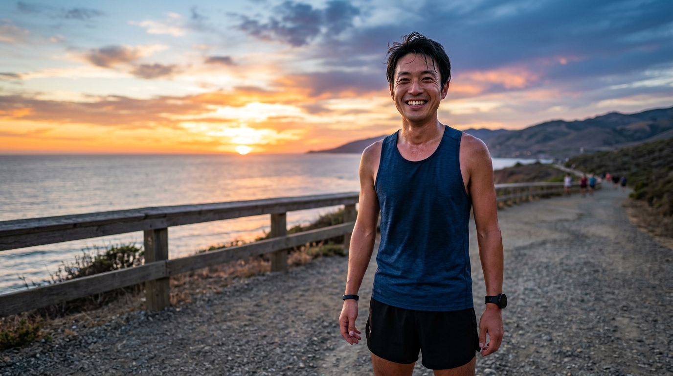 ウォーキングとランニングの違いを総括し男磨きへ