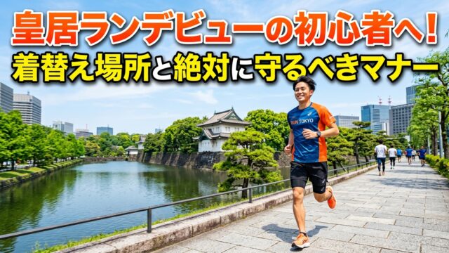 皇居ランデビューの初心者へ！着替え場所と絶対に守るべきマナー