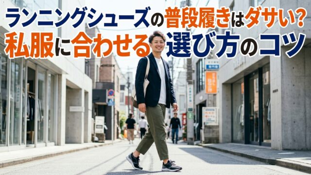 ランニングシューズの普段履きはダサい？私服に合わせる選び方のコツ