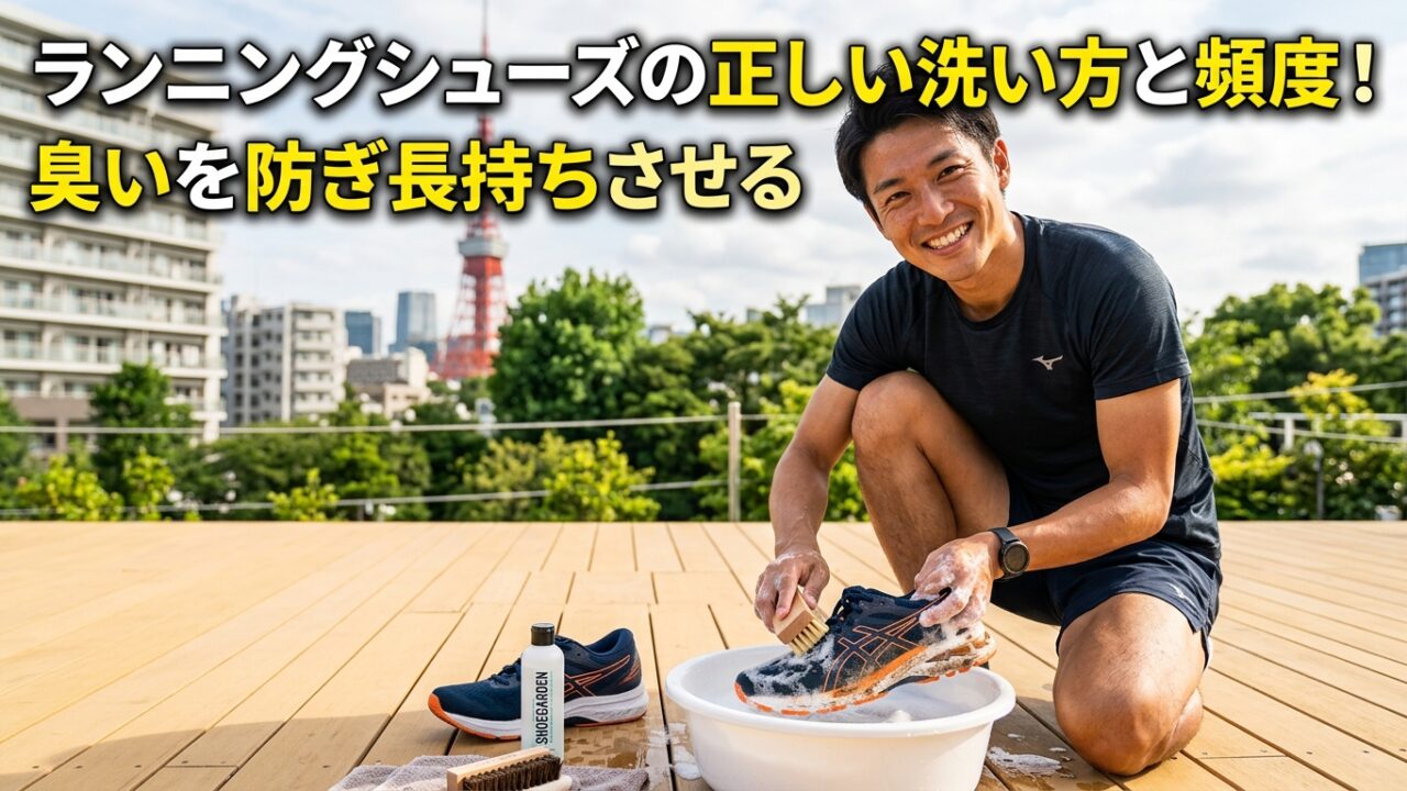 ランニングシューズの正しい洗い方と頻度！臭いを防ぎ長持ちさせる