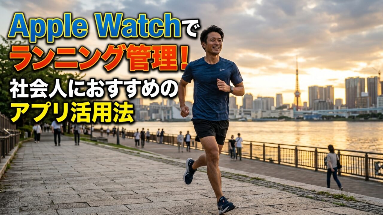 Apple Watchでランニング管理！社会人におすすめのアプリ活用法