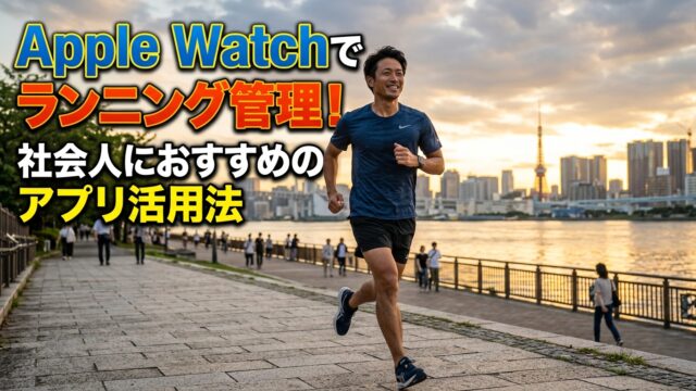 Apple Watchでランニング管理！社会人におすすめのアプリ活用法