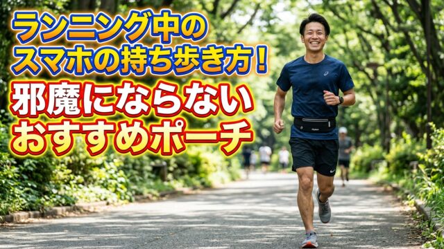 ランニング中のスマホの持ち歩き方！邪魔にならないおすすめポーチ